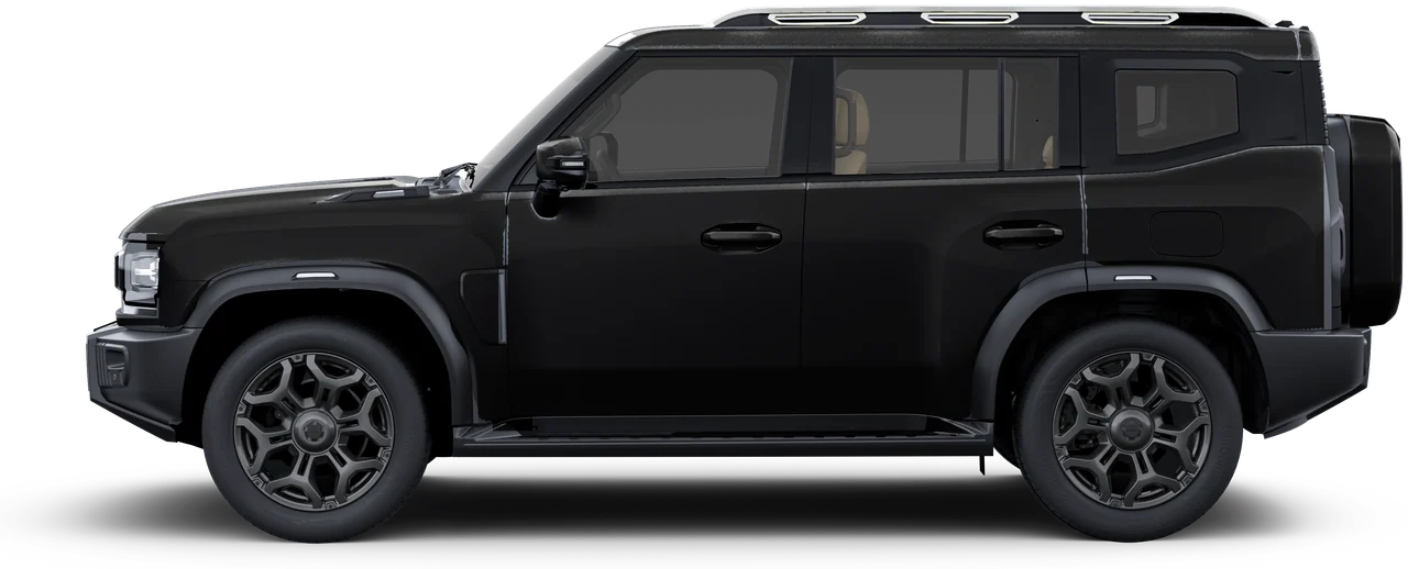 T2 in Night Black, side elevation